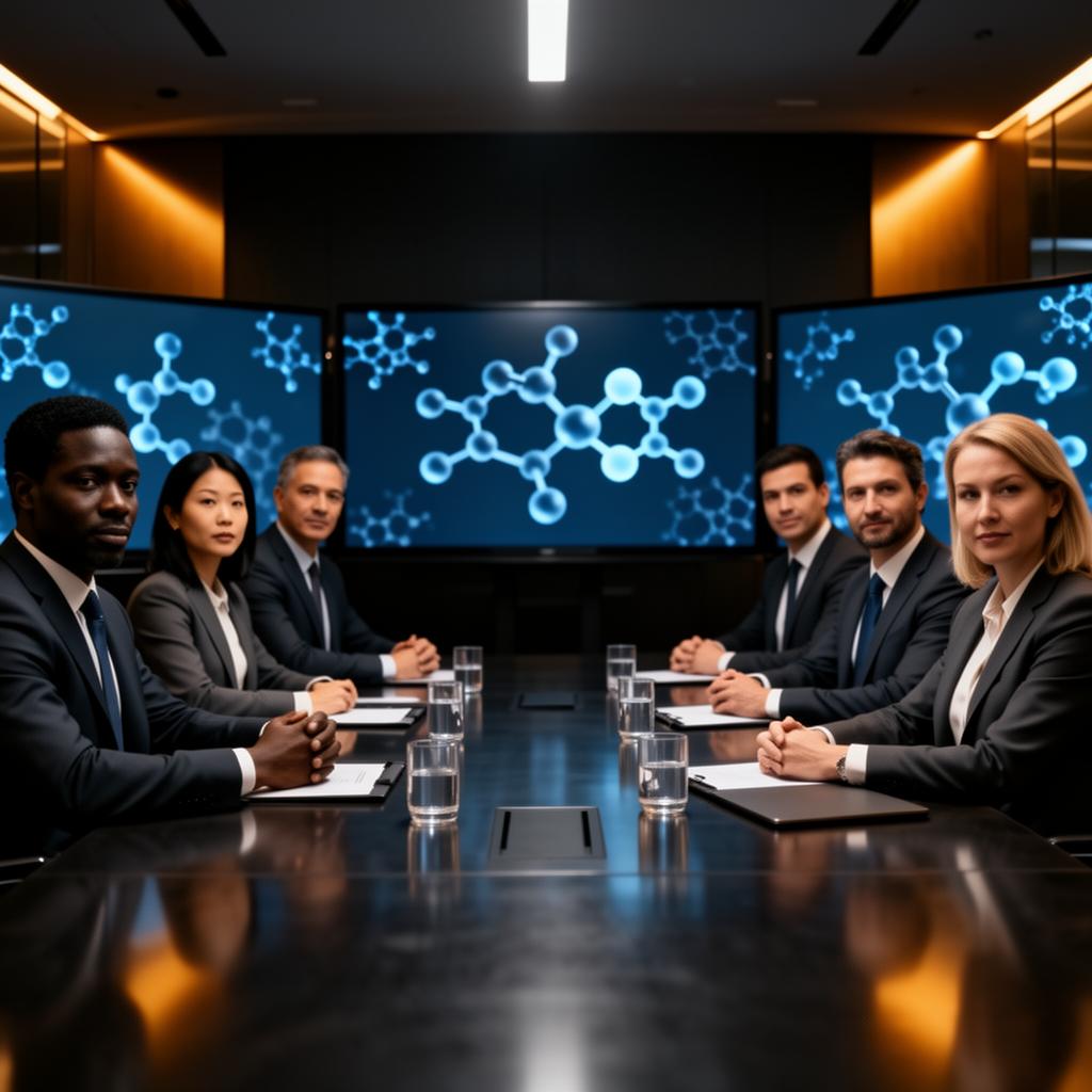 Biotechnology executive strategy meeting